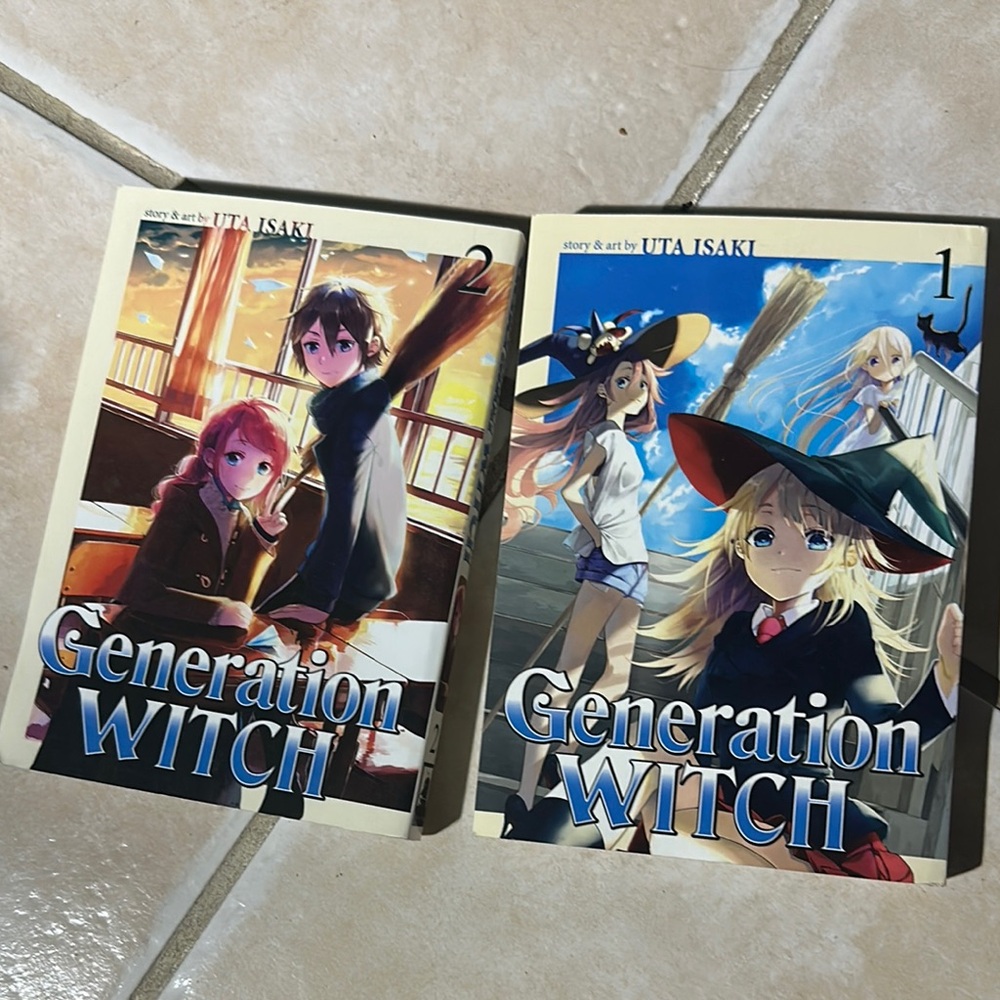 Generation Witch Manga Volumes 1 and 2